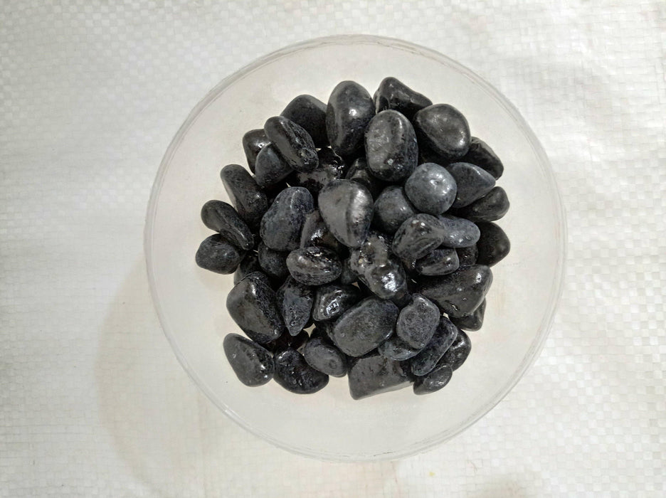 Decorative Small Pebble Stone Black Colour - ChhajedGarden.com