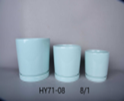  blue ceramic planters