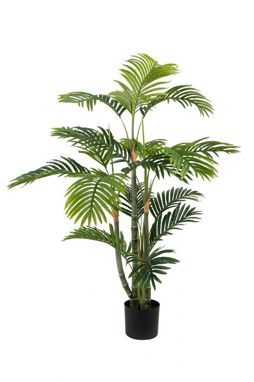 Artificial Real Touch Bamboo Palm in Pot , Height -4.5 ft ( Pack of 2 Plants ) - CGASPL