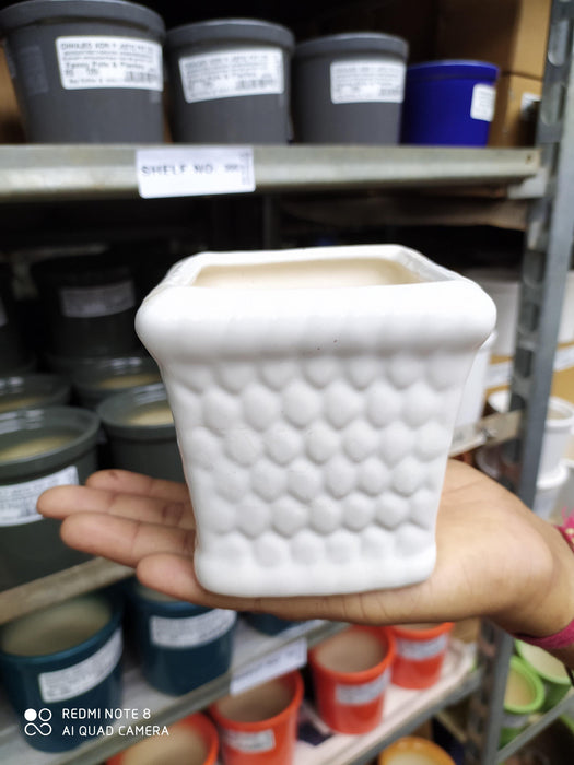 Decorative ceramic pot for home and office