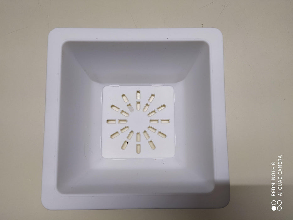 Square Pot White - CGASPL