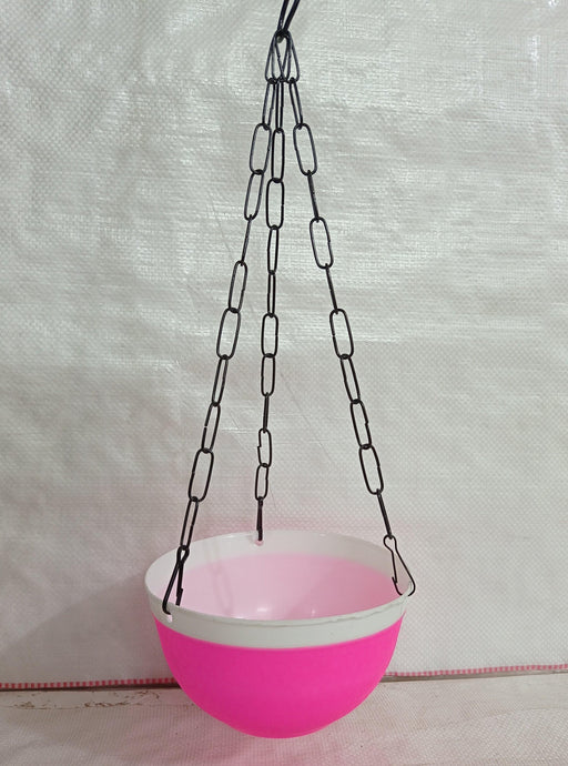Double Color Small Hanging Pot (Pink) - CGASPL