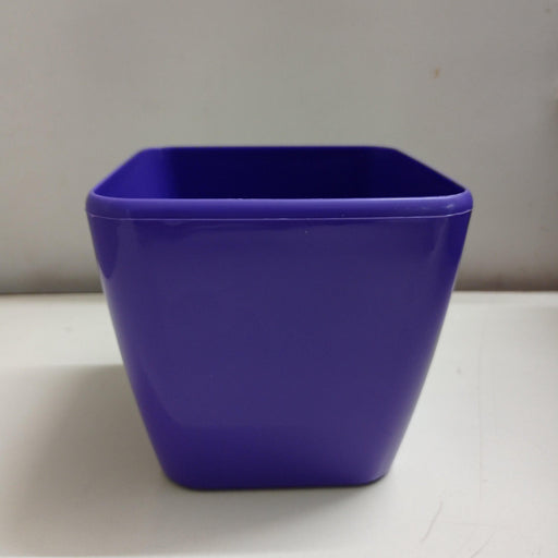 Purple Flower Pots | 14 cm Violet Paris Square Pot | Chhajed Garden