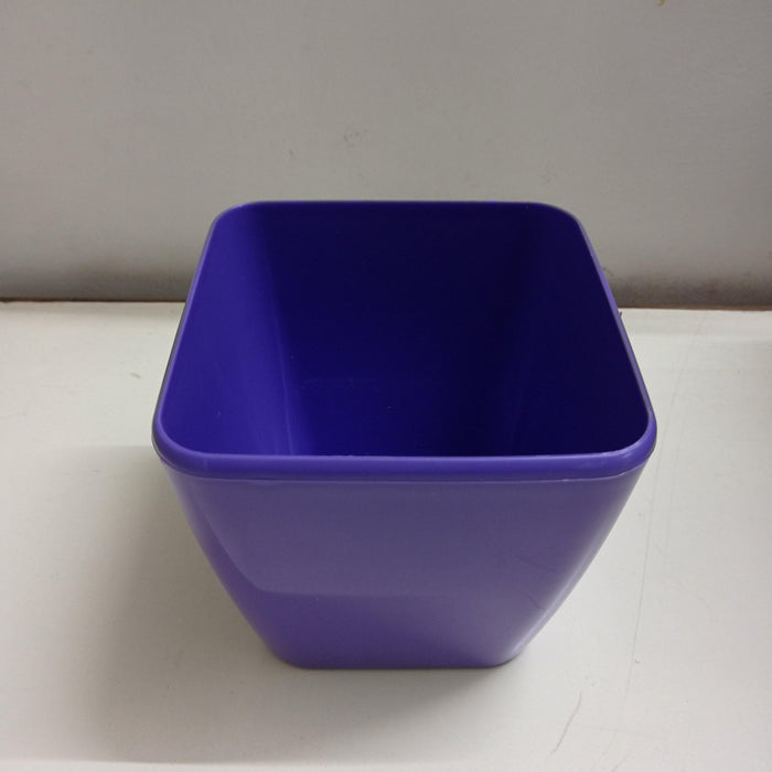 Purple Flower Pots | 14 cm Violet Paris Square Pot | Chhajed Garden