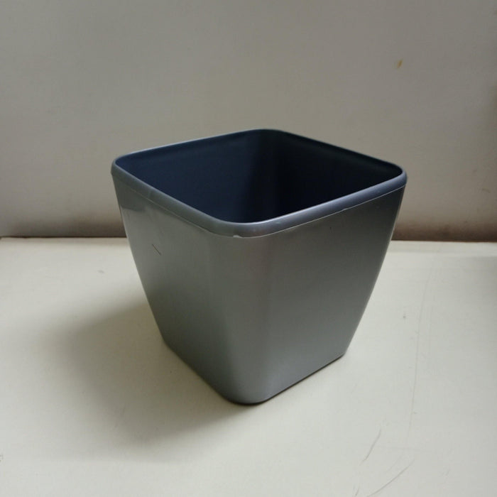 14 cm Silver Paris Square Pot - CGASPL