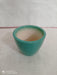 Round Turquoise Color Ceramic Pot (Pack of 3) - CGASPL