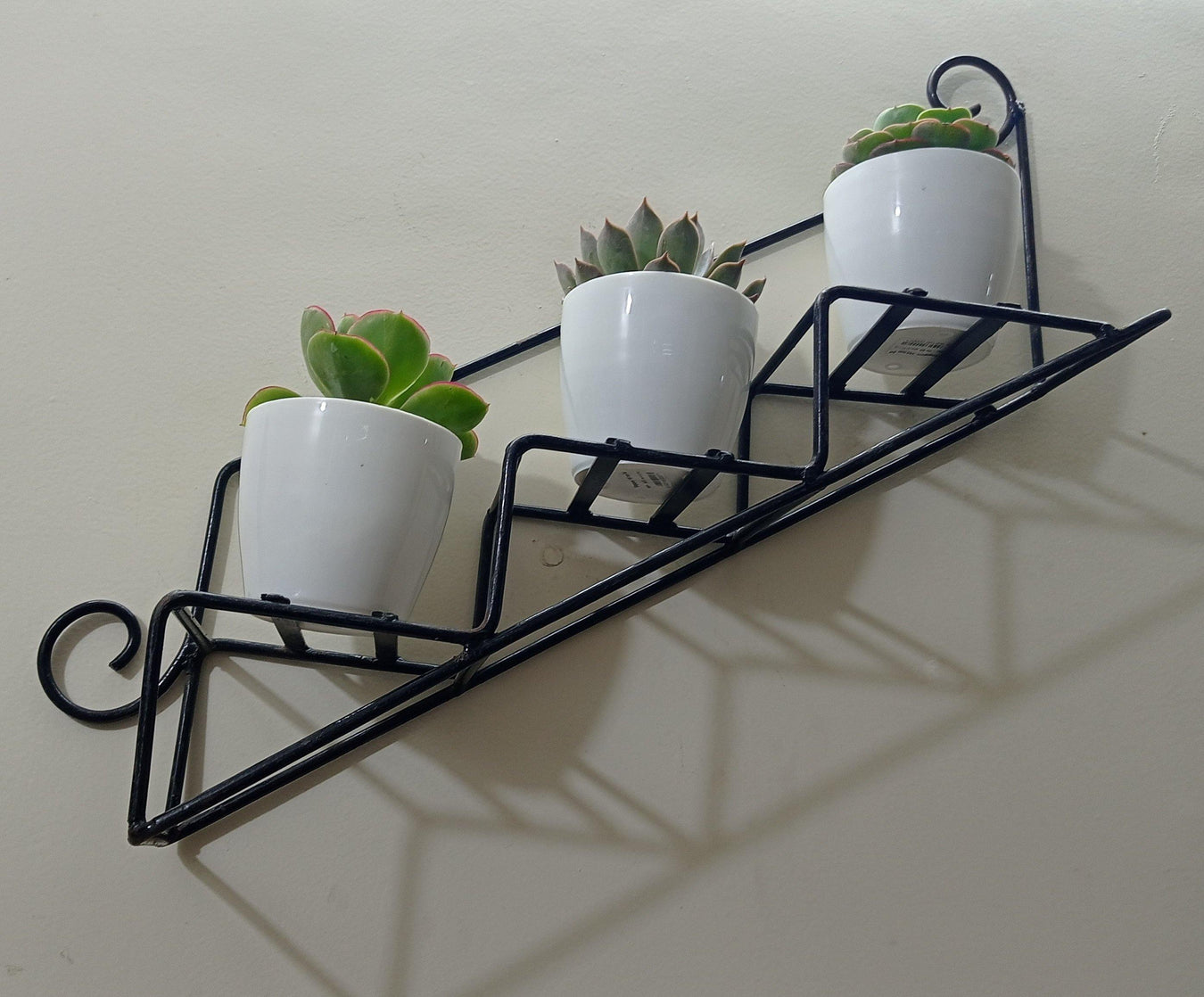 Wall Mounted Wrought Iron Pot Stands
