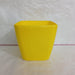 Square Yellow Plant Pot | 17cm Yellow Paris Square Pot | Chhajed Garden