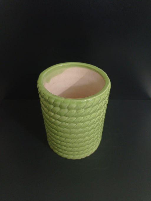 High-Quality Green Ceramic Pot for Plants
