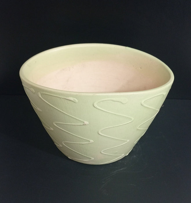 Green Oval Ceramic Planter Pot