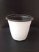 Thermoformed Pots (150 x 138 mm) (Pack of 12, White Color) - CGASPL