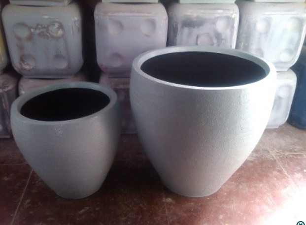 Mildstone Round Fiber planter-Small - ChhajedGarden.com