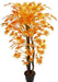 Artificial Maple Plant Orange with Natural Stick - 6 feet - CGASPL