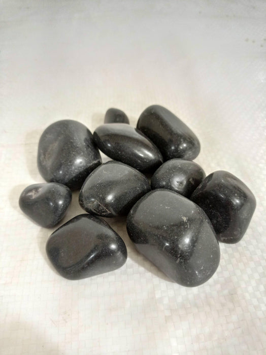 Pebbles Black Big - 5 Kg - ChhajedGarden.com