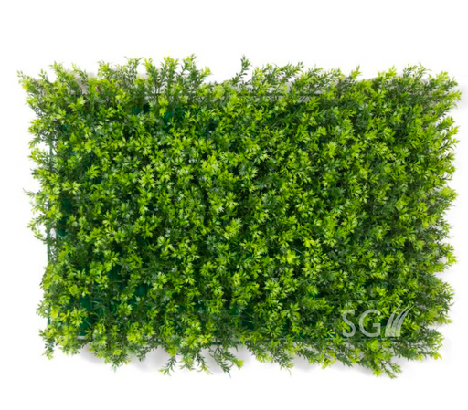 Artificial Vertical Garden  3969-F for Indoors only 60 cm*40 cm  (Pack of 44 Tiles  - Area covered  114.4 Sq. ft ) - CGASPL