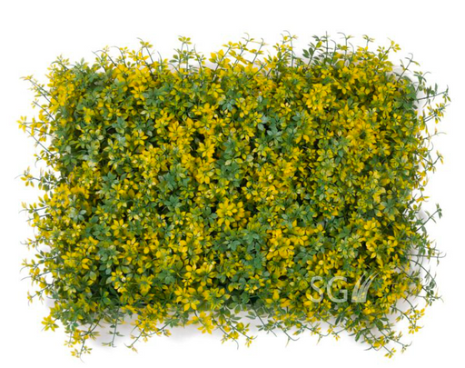 Artificial Vertical Garden  3743-W for Indoors only 60 cm*40 cm  (Pack of 32 Tiles  - Area covered  83.2 Sq. ft ) - CGASPL