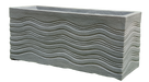Stone Wave Rectangular Fiber Planter - CGASPL