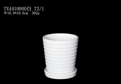 ribbed-round-ceramic-pot-tabletop-plants – ChhajedGarden.com