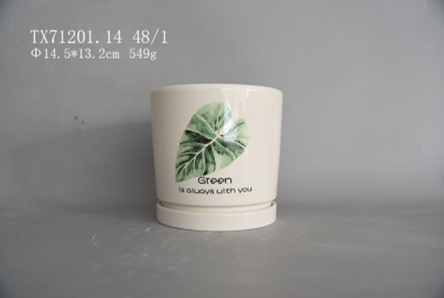 Modern decorative pot for indoor plants