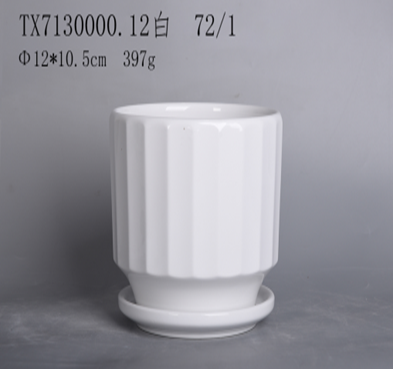 Modern Decorative Planter Pot - White, Different 