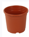 4.5" Sunrise Terracotta Colour Flower Pot (11 cm)-Terracotta - CGASPL