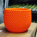 Orange Plastic Plant Pots |  Decorative Plastic Pot | Chhajed Garden