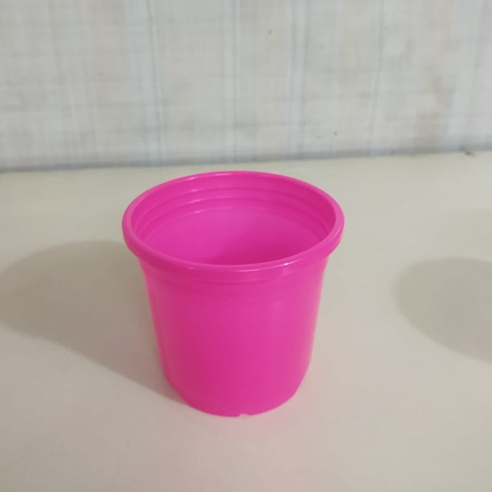4" Flower Pot Pink Colour Sunrise Series (10 cm)