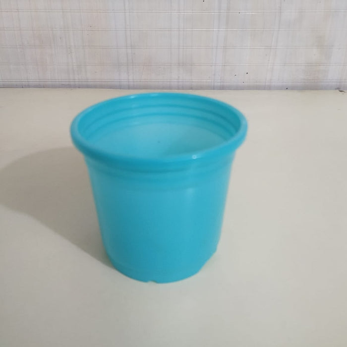 4" Flower Pot Turq Colour Sunrise Series (10 cm)