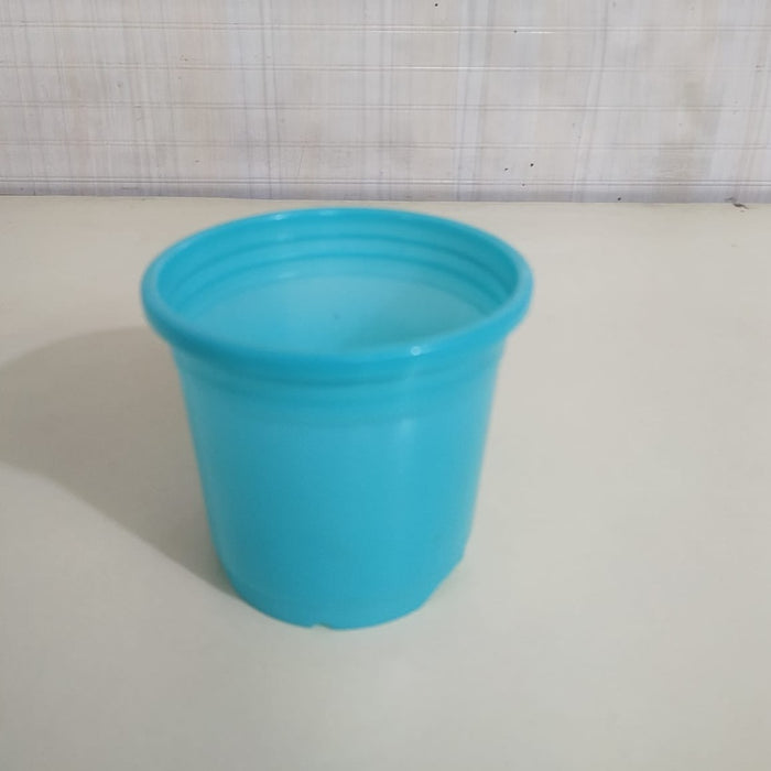 4" Flower Pot Turq Colour Sunrise Series (10 cm)