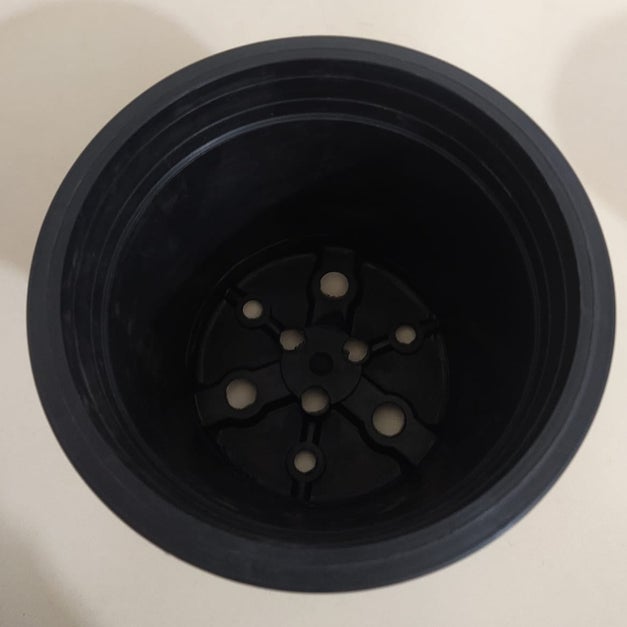 4.75" Flower Pot Black Colour Sunrise Series (12 cm) ( Pack of 12)