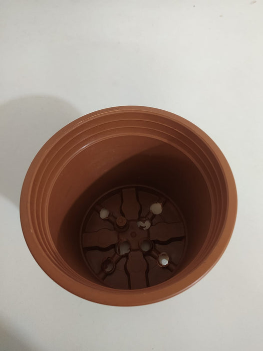 4.5" Flower Pot Terracotta Color Sunrise Series (11 cm)