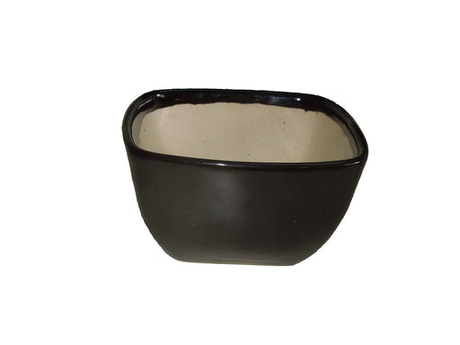 Small Ceramic Pot Black 