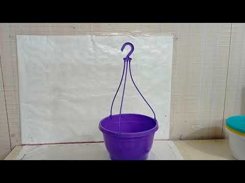 Hanging Flower Pots | 10 Inch Hanging Pot Violet | ChhajedGarden