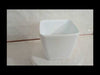 White Square Pots | 14 cm White Paris Square Pot | Chhajed Garden