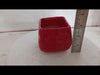 Durable and high-quality pot in vibrant red color