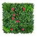 CAPPL - 015 Green Leaves & Pink Flower Tiles for Vertical Garden 1mtr x 1mtr (10.76 Sq.ft) - ChhajedGarden.com