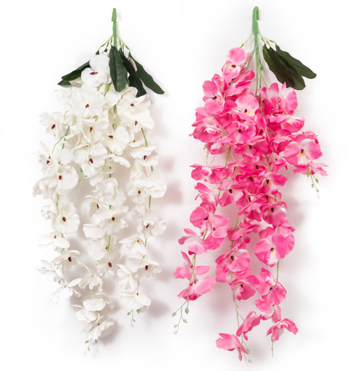 Artificial 3821 L Butterfly Orchid Hanging Creeper 96 cm-Pack of 12 - CGASPL