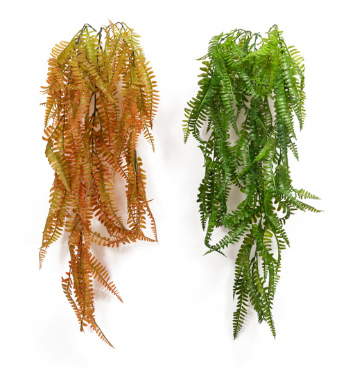 Artificial 9063 Colour Ferns Hanging Creeper 80 cm -Pack of 12 - CGASPL