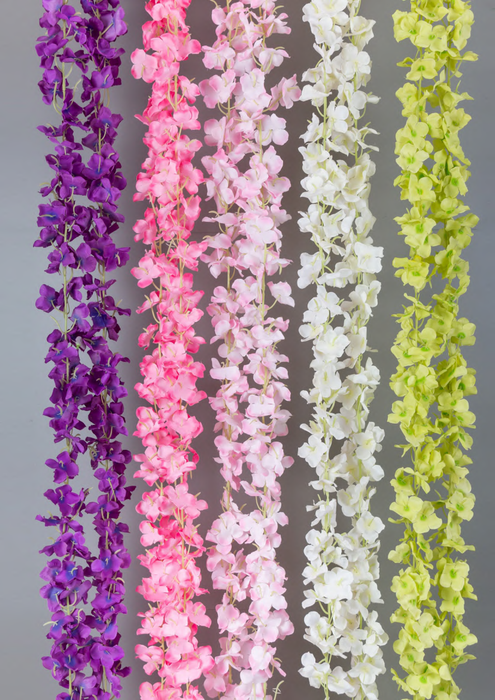 Artificial 3822 U New Cherry Blossom Garland 6 ft-Pack of 12 - CGASPL