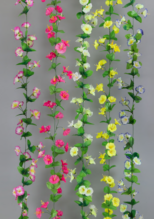 Artificial 3907 F / 3831 F 2.3m Shoe Flower Garland 7.5 ft-Pack of 18 - CGASPL