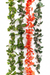 Artificial 3945 B - 2*1 Leaves Garland 8 ft -Pack of 30 - CGASPL