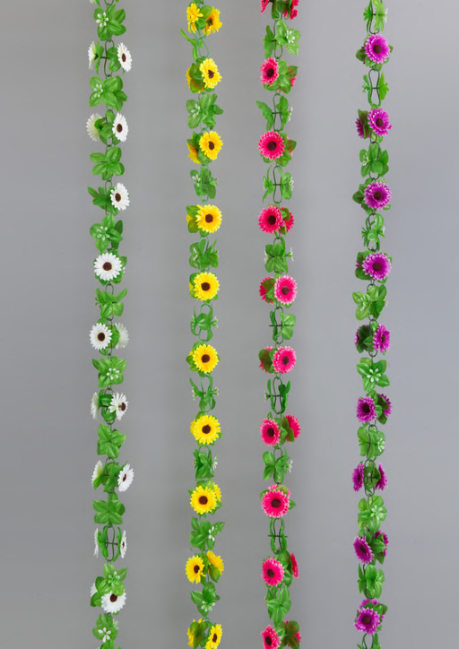 Artificial 3919 M / 3822 T 2m Sunflower Chain Garland 7 ft-Pack of 18 - CGASPL