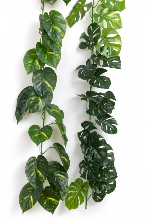 Artificial 3934 D / 3824 D Real Touch Split Philo & Diffen Leaves Garland 5.5 ft-Pack of 6 - CGASPL
