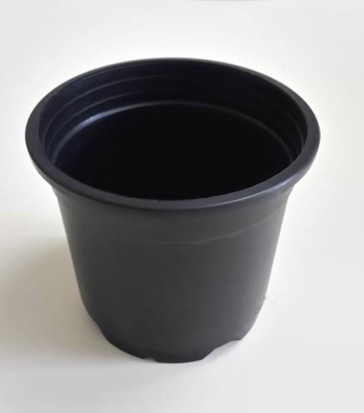Black Flower Pots | Sunrise Pot 26 cm (Pack of 10) | ChhajedGarden