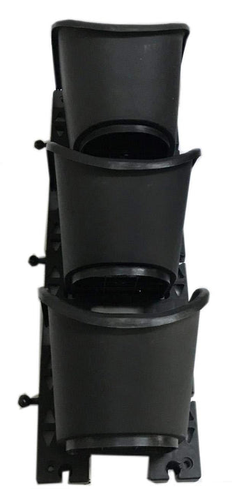 Vertical Wall Garden Model Vertimax, Black (1 Frame + 3 Pots)