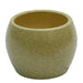 Modern Dotted Design on Yellow Ceramic Pot