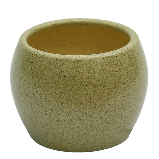 Yellow Dotted Design Ceramic Pots
